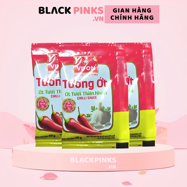 Thùng 100 dây 10 gói tương ớt Vifon gói 10g