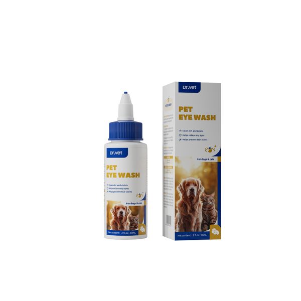 Dung dịch vệ sinh mắt cho chó mèo DrVet chai 60 ml