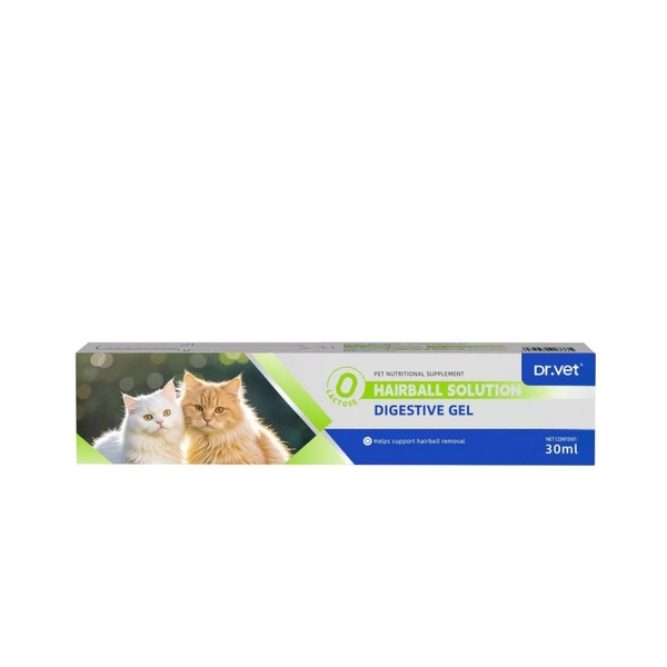 Dr.Vet-Gel dinh dưỡng hỗ trợ búi lông-Hairball Solution Nutritional Gel