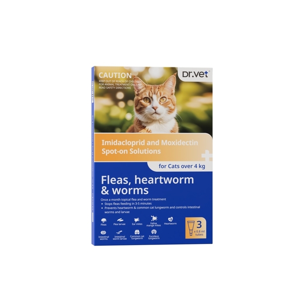 Mèo trên 4kg - Ống nhỏ Gáy loại bỏ ký sinh (for Cats) 0.8ml