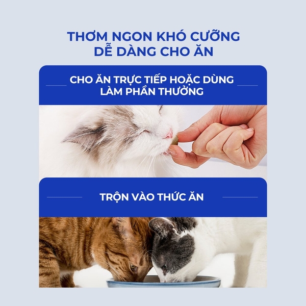 Viên hỗ trợ loại bỏ búi lông cho mèo