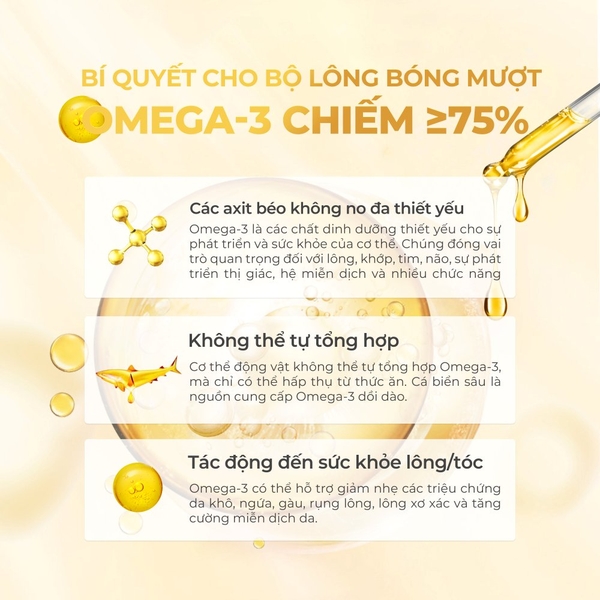 Pure Pet Fish Oil (DHA+EPA≥75%) - Dầu cá