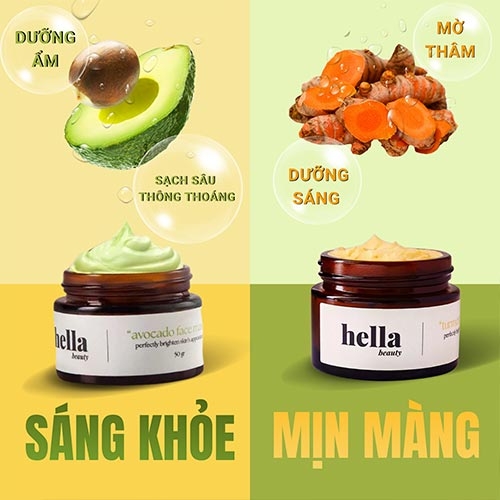 so sánh mặt nạ nghệ và bơ 