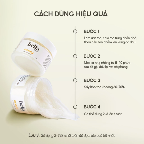 cách tẩy tế bào chết da đầu đúng cách