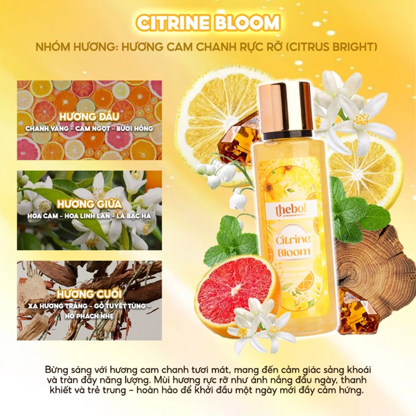 BODY MIST CITRINE BLOOM 250ML-6