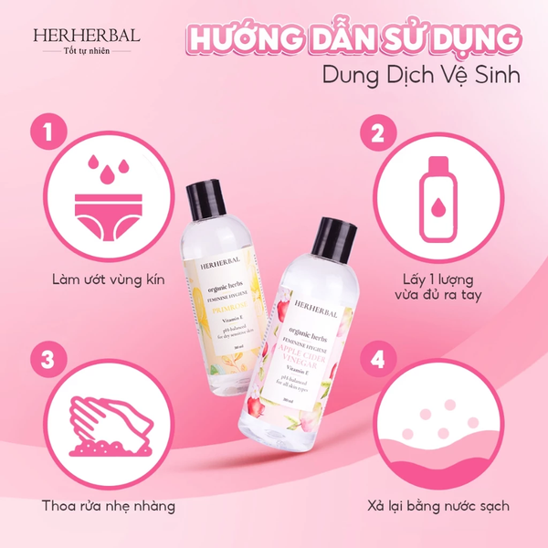 DUNG DỊCH VỆ SINH PHỤ NỮ LÔ HỘI HERHERBAL 310ML-4