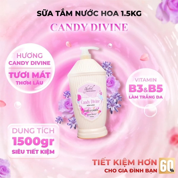 sữa tắm hương nước hoa Candy divine