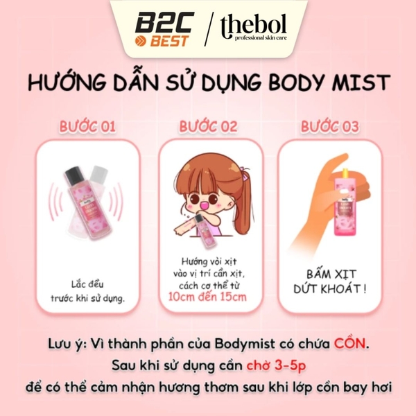 hướng dẫn sử dụng xịt thơm toàn thân