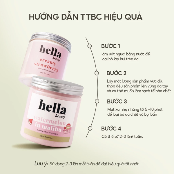 hướng dẫn sử dụng tẩy tế bào da chết