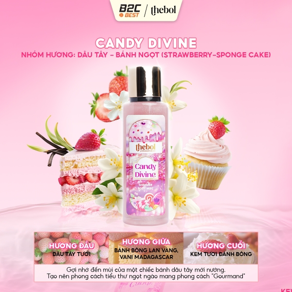 body mist candy divine