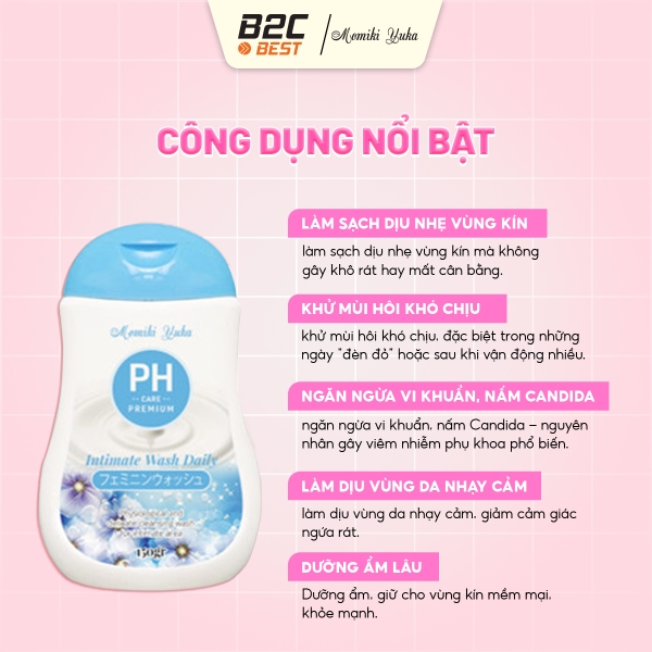 dung dịch vệ sinh phụ nữ momiki yuka 