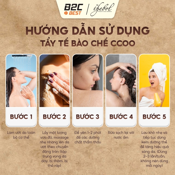 hướng dẫn tẩy da chết