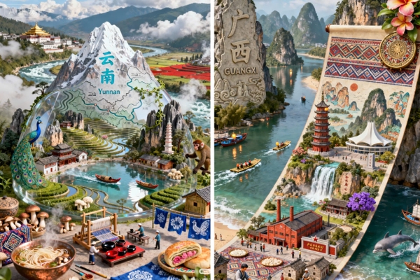 So sánh du lịch Quảng Tây và Vân Nam – Nên chọn điểm đến nào?