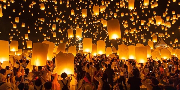 Du lịch Thái Lan tháng 11 tham gia lễ hội thả đèn Chiang Mai