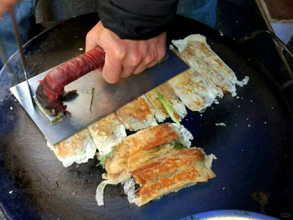 bánh xèo hành lá Hàng Châu