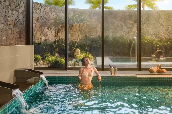 Các bước tắm khoáng Onsen tại Angsana Quan Lạn