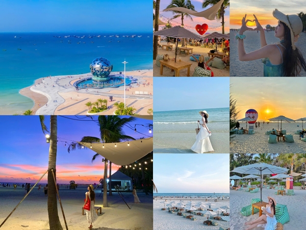 bãi biển Ngân Than ở Bắc Hải