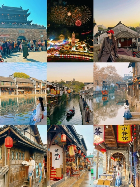 Di chuyển đi tham quan cổ trấn Hàng Châu