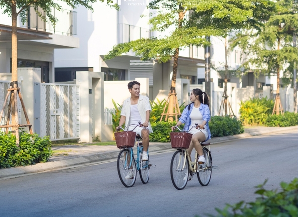 đạp xe ở Lasong Sầm Sơn