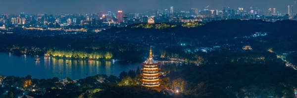 cảnh đêm Tây Hồ Hàng Châu