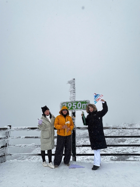 Check in núi tuyết Kiệu Tử