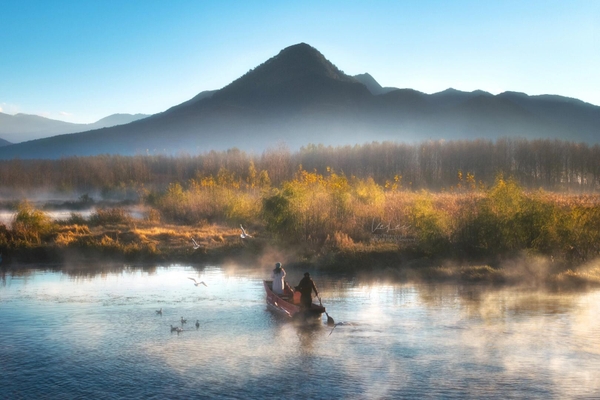 phong cảnh hồ Lugu