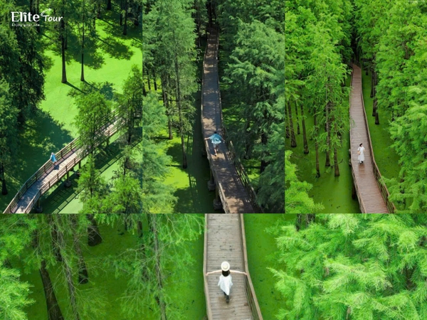 hồ Thanh Sơn Hàng Châu từ trên cao