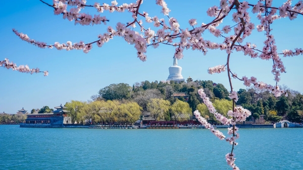 Công viên Bắc Hải Bắc Kinh mùa xuân