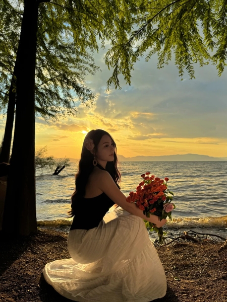 Chụp ảnh đẹp ở công viên Lao Ngư Hà