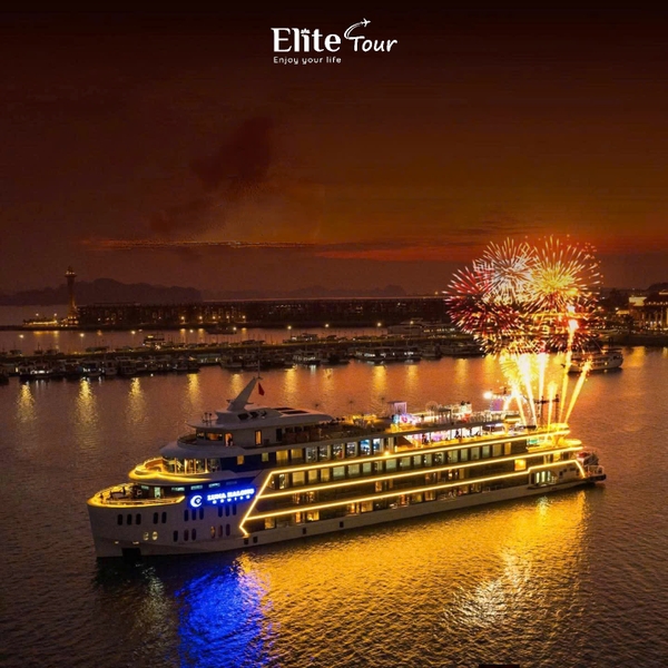 Pháo hoa du thuyền Luna Halong