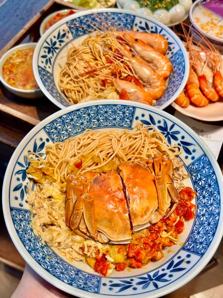 Giá trị dinh dưỡng của mì cua lông Thượng Hải