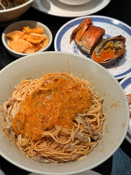 Món ngon đặc sản Thượng Hải - mì cua lông