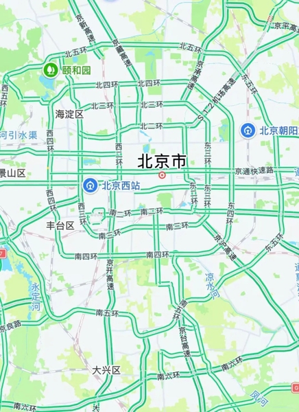 bản đồ đường sá Bắc Kinh