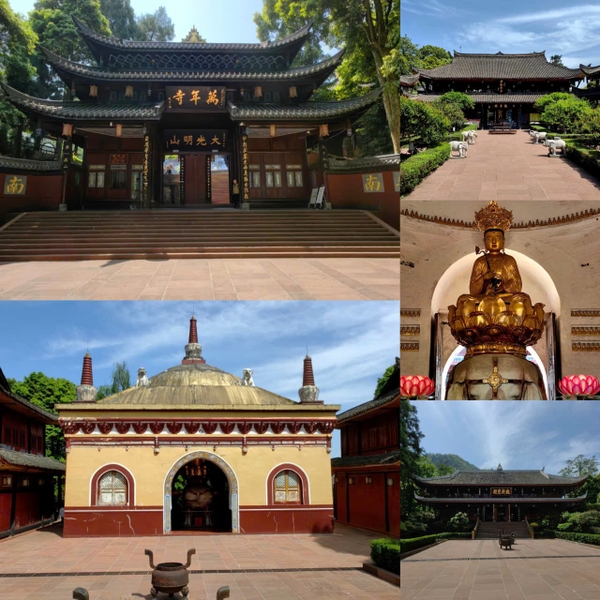 Vạn Niên Tự ở Nga Mi Sơn