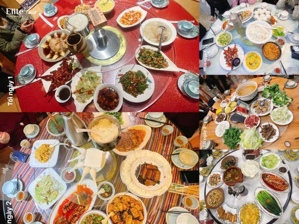 Các bữa ăn tour Côn Minh - Kiệu Tử Sơn