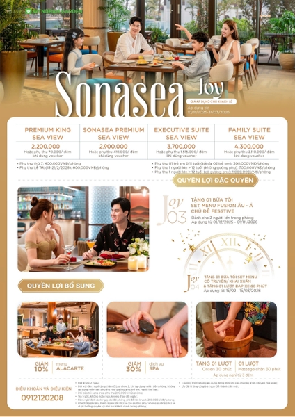Ưu đãi cuối năm Sonasea Vân Đồn