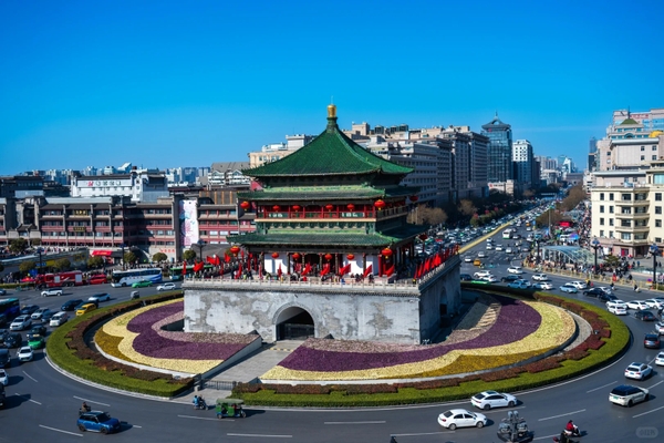 tham quan Tháp Chuông Tây An