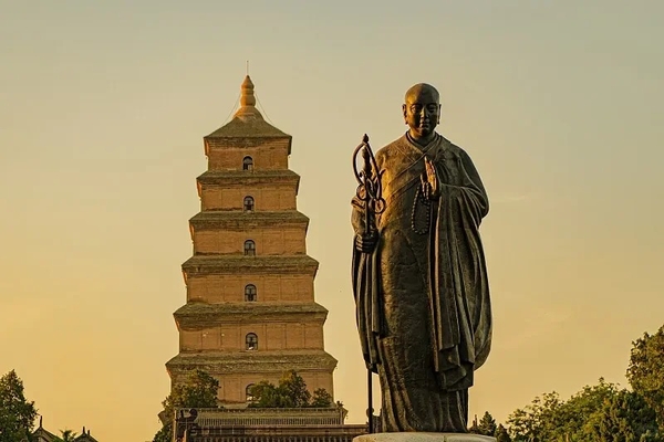 Vị trí của tháp Đại Nhạn Tây An