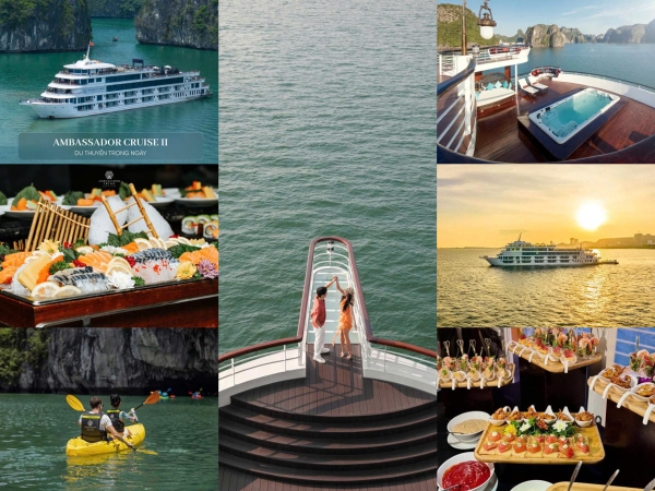 Voucher du thuyền Ambassador Day Cruise