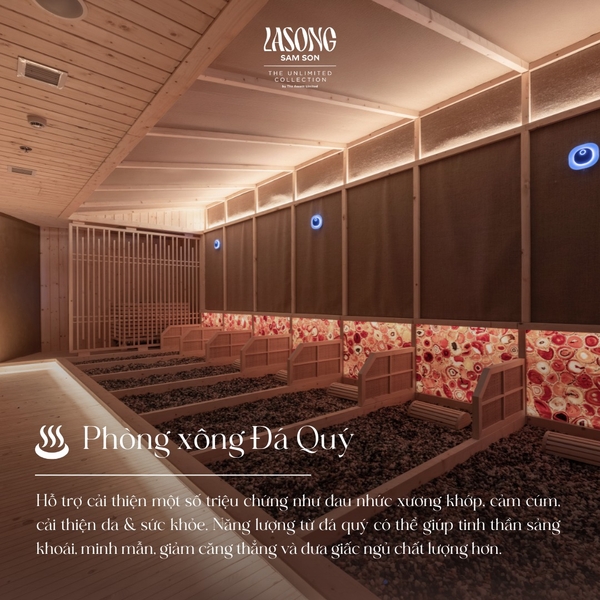 Các phòng xông hơi Hàn Quốc Lasong Sầm Sơn 2