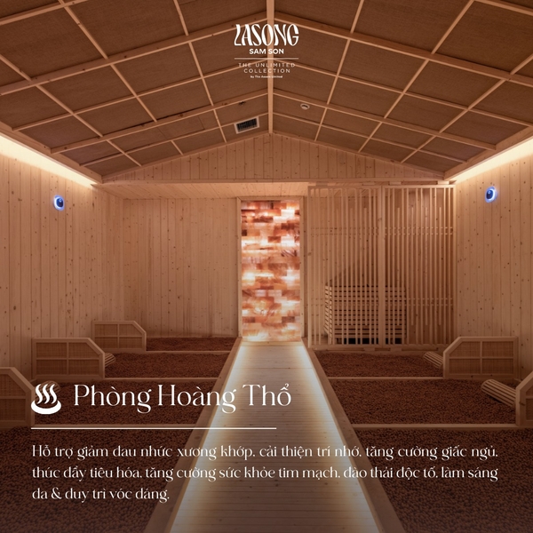 Các phòng xông hơi Hàn Quốc Lasong Sầm Sơn 1