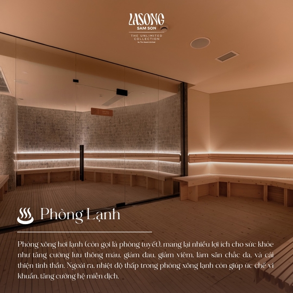 Các phòng xông hơi Hàn Quốc Lasong Sầm Sơn 6