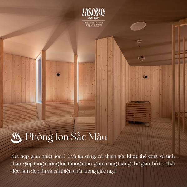 Các phòng xông hơi Hàn Quốc Lasong Sầm Sơn 5