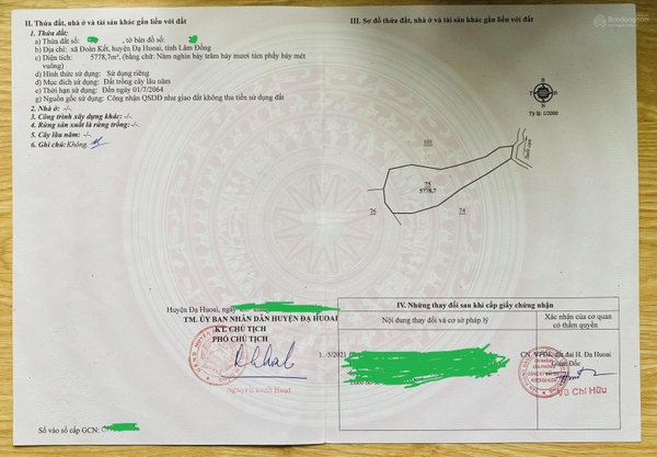 Mua bán đất nền Đạ Huoai đường Đoàn Kết