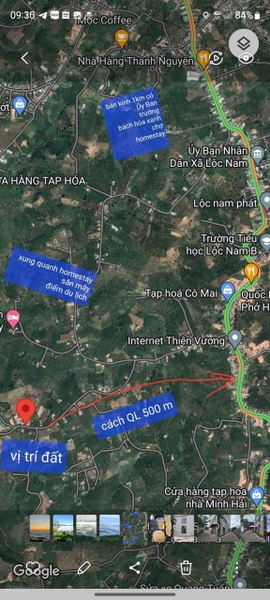 Bán đất Bảo Lâm xã Lộc Nam giá ngộp