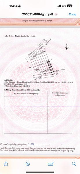 Bán đất Lâm Hà xã Tân Văn giá tốt
