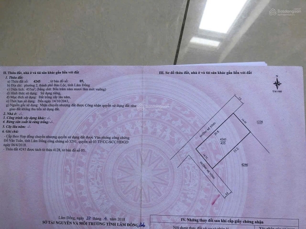 Đất nền Bảo Lộc đường Phan Đình Phùng