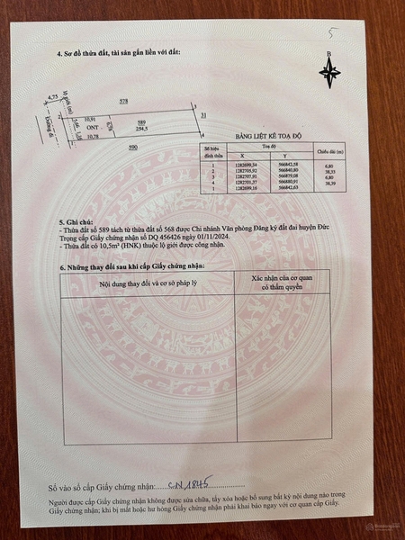 Đất Đức Trọng tại Tà Hine