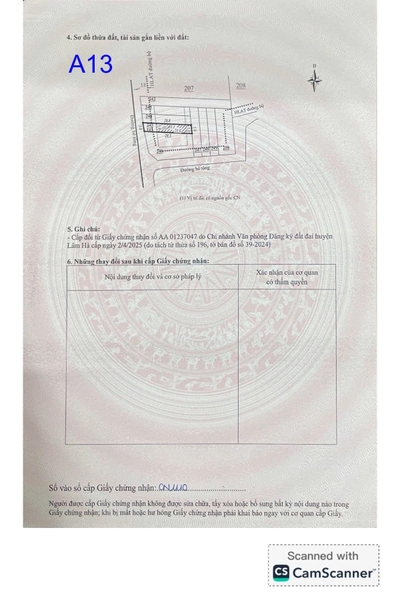 Đất Lâm Hà đường Tân Văn chính chủ