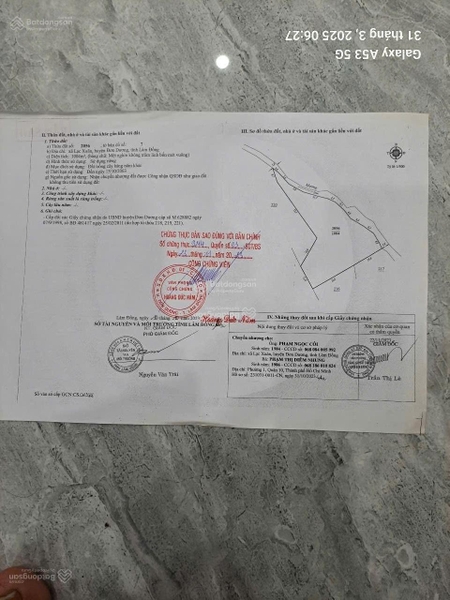 Mua bán đất Dơn Dương ngoại thành giá tốt